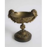 Bronze drinking cup with dragons H 22 B 20 cm