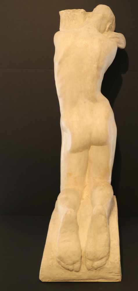 Georges MINNE (1866-1941) The large relic bearer, patinated plaster H 99 cm Postuum cast - Image 5 of 6