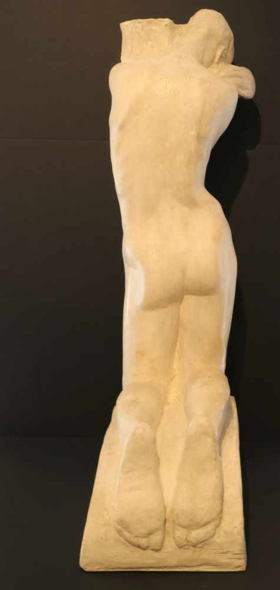 Georges MINNE (1866-1941) The large relic bearer, patinated plaster H 99 cm Postuum cast - Bild 5 aus 6