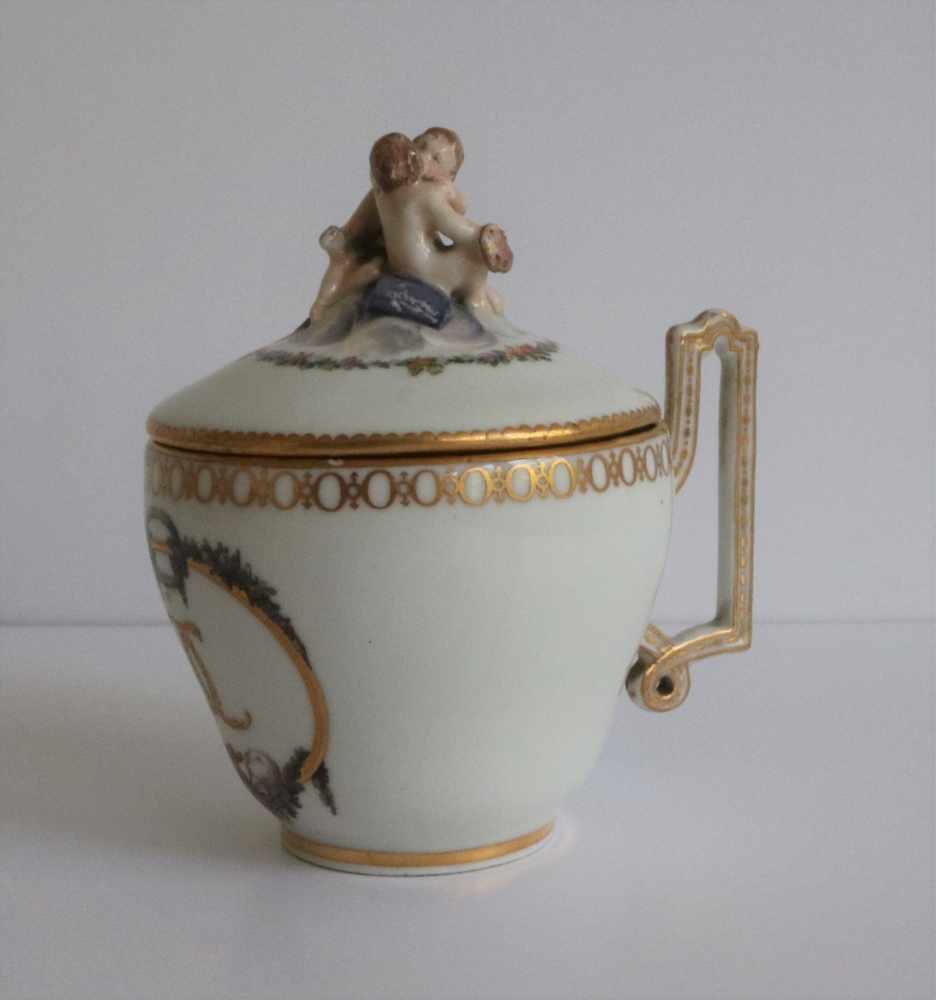 Sèvres breakfast cup 18th century (French) H 10 B 9 cm