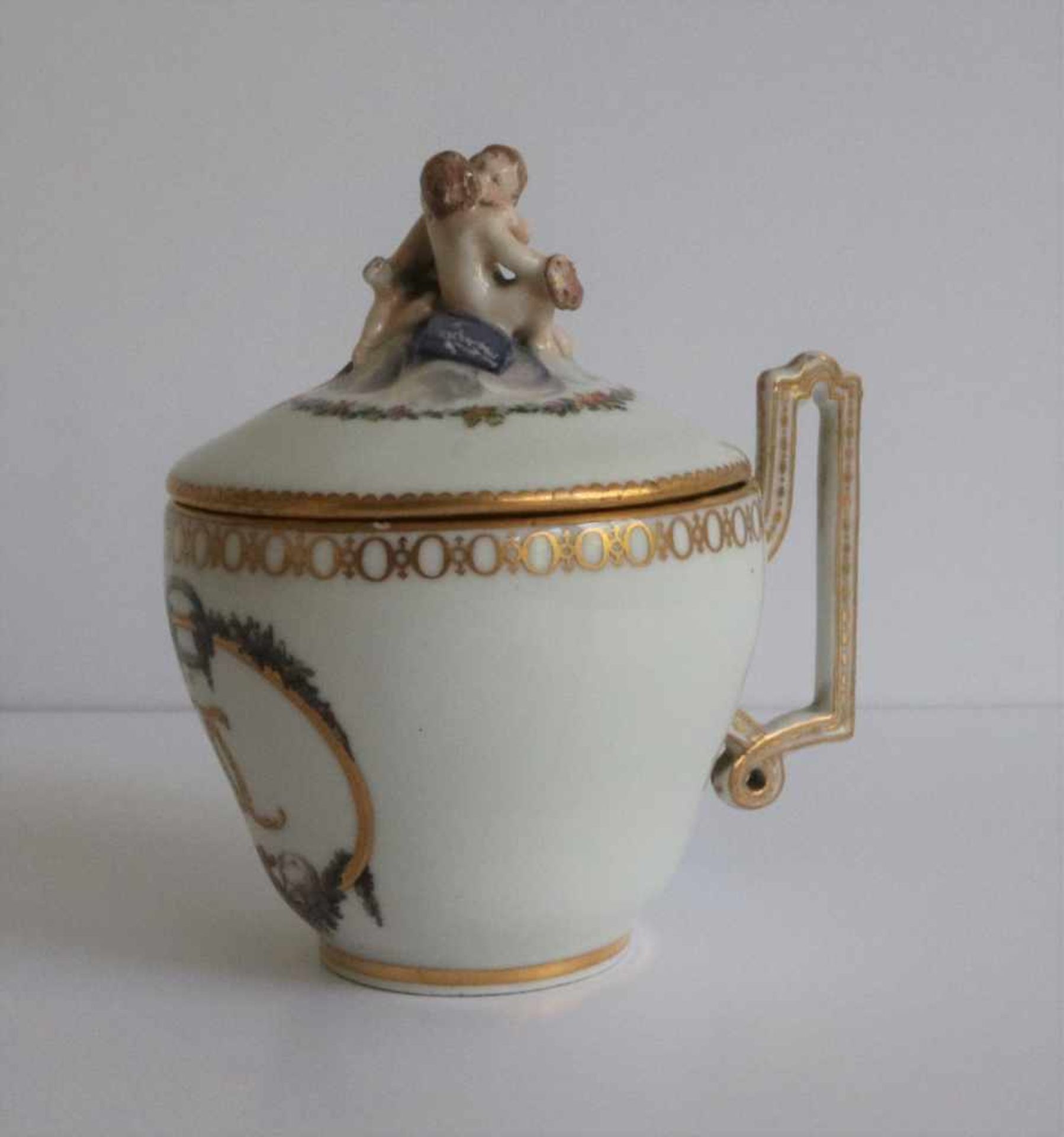 Sèvres breakfast cup 18th century (French) H 10 B 9 cm