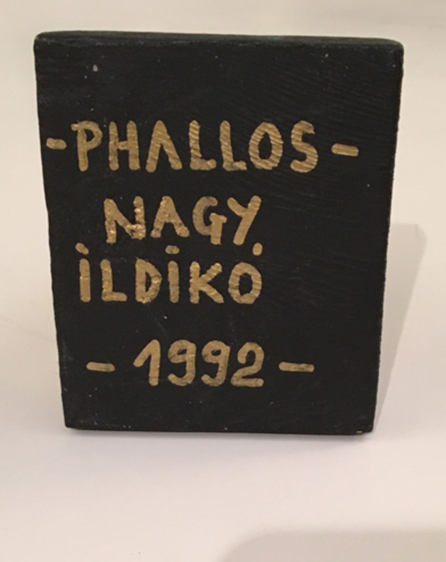 Ildiko NAGY (née en Hongrie en 1981). Phallos, 1992 [vers 2010]. Sculpture en bois [...] - Bild 3 aus 3