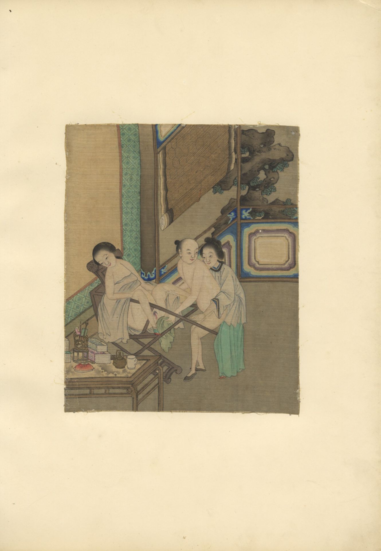 [Artiste non identifié]. L’Automne à Pékin, Chine, xixe siècle. Un recueil en [...] - Bild 4 aus 4