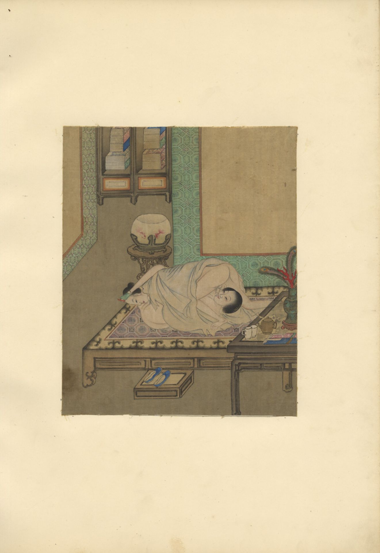 [Artiste non identifié]. L’Automne à Pékin, Chine, xixe siècle. Un recueil en [...] - Bild 3 aus 4
