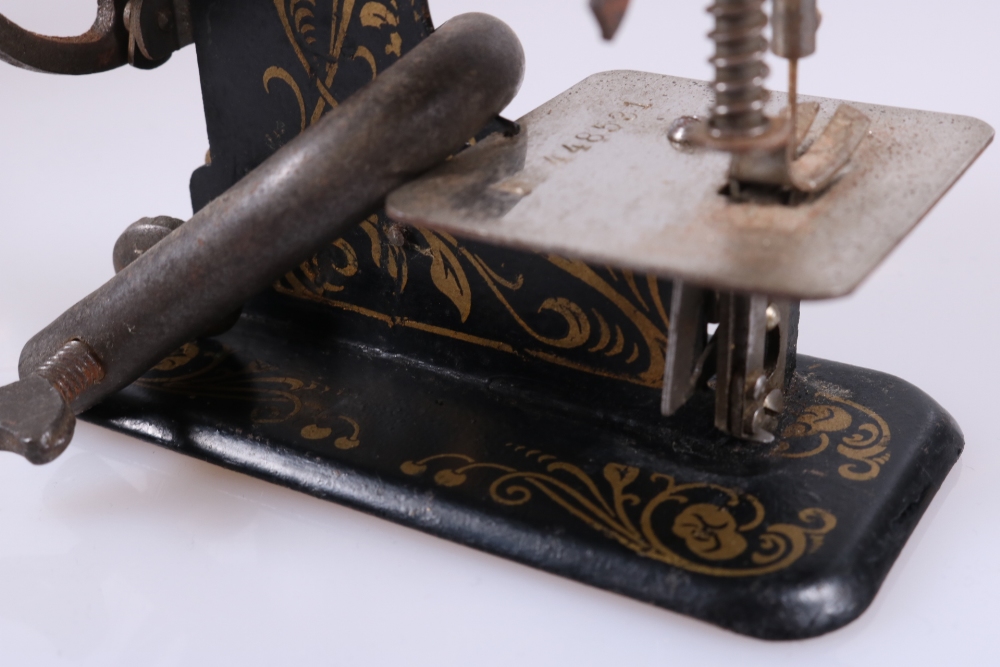 Three Antique Miniature Toy Sewing Machines - Image 5 of 17