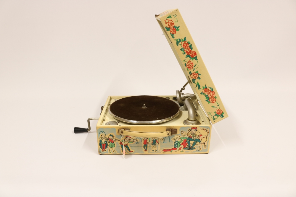 1950S Decca Childrens Hand Cranked Portable Gramophone - Image 2 of 8