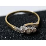 An 18ct Gold & Diamond Ring