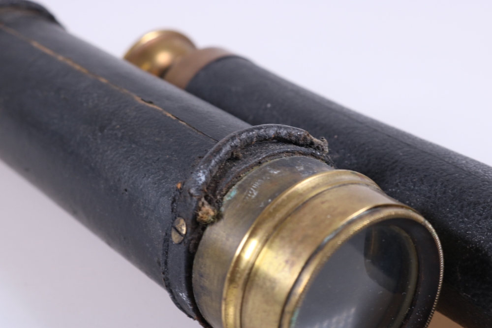 Antique Leather & Brass Telescopes - Image 4 of 12