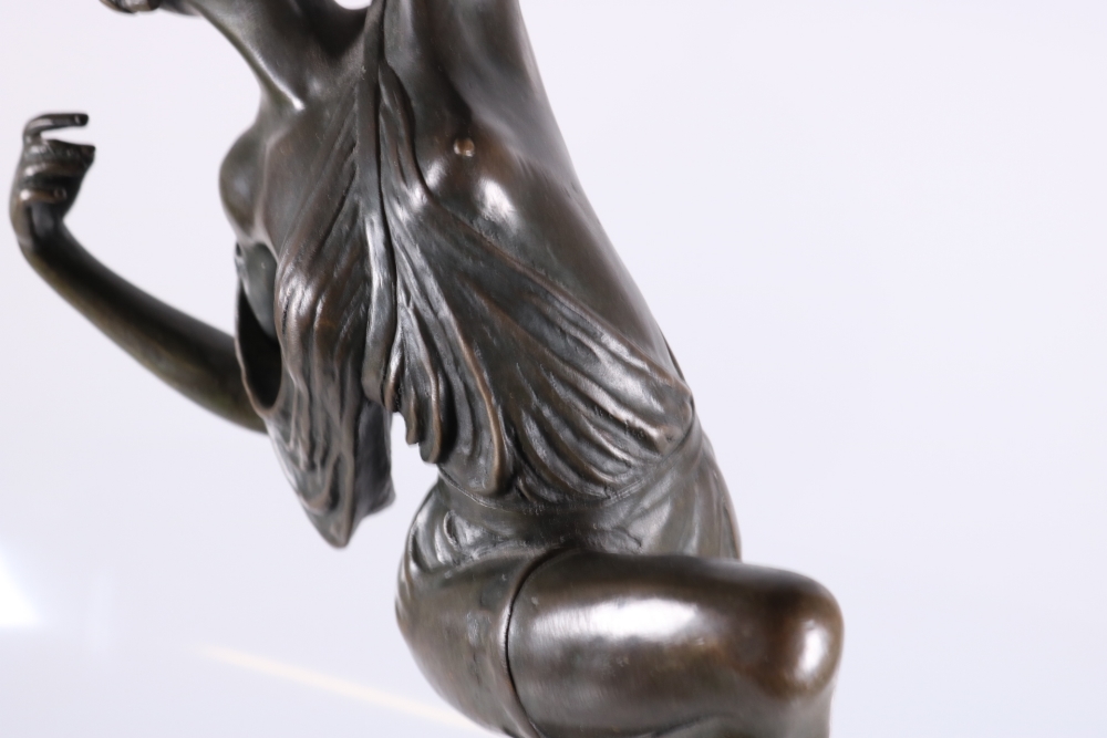 Bronze Statue of a Diana by Pierre Le Faguays - Image 4 of 6