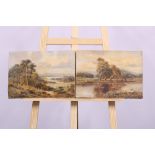 C.S Johnson - a pair of landscape paintings - oil on canvas