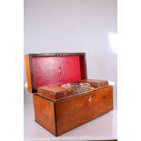 Georgian Sheraton Antique Tea Caddy