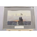 Rare WW1 German U-Boat Print