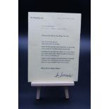 Letter Signed Heinrich Himmler