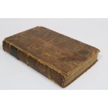 Leatherbound Book "Burkitts Testament" Dated 1719