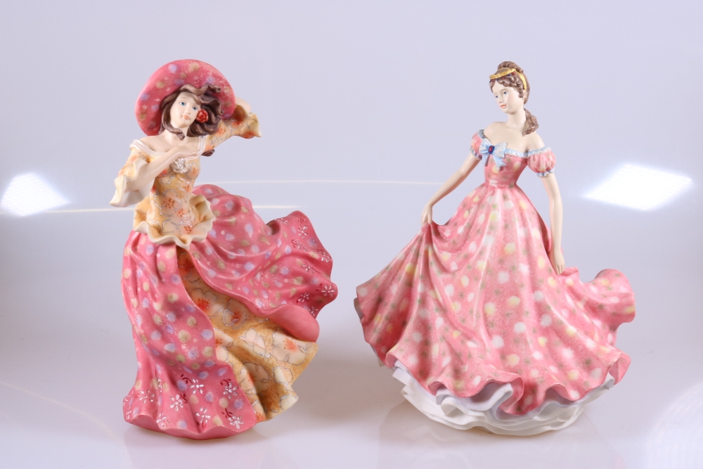 Two Porcelain Ladies by The Leonardo Collection