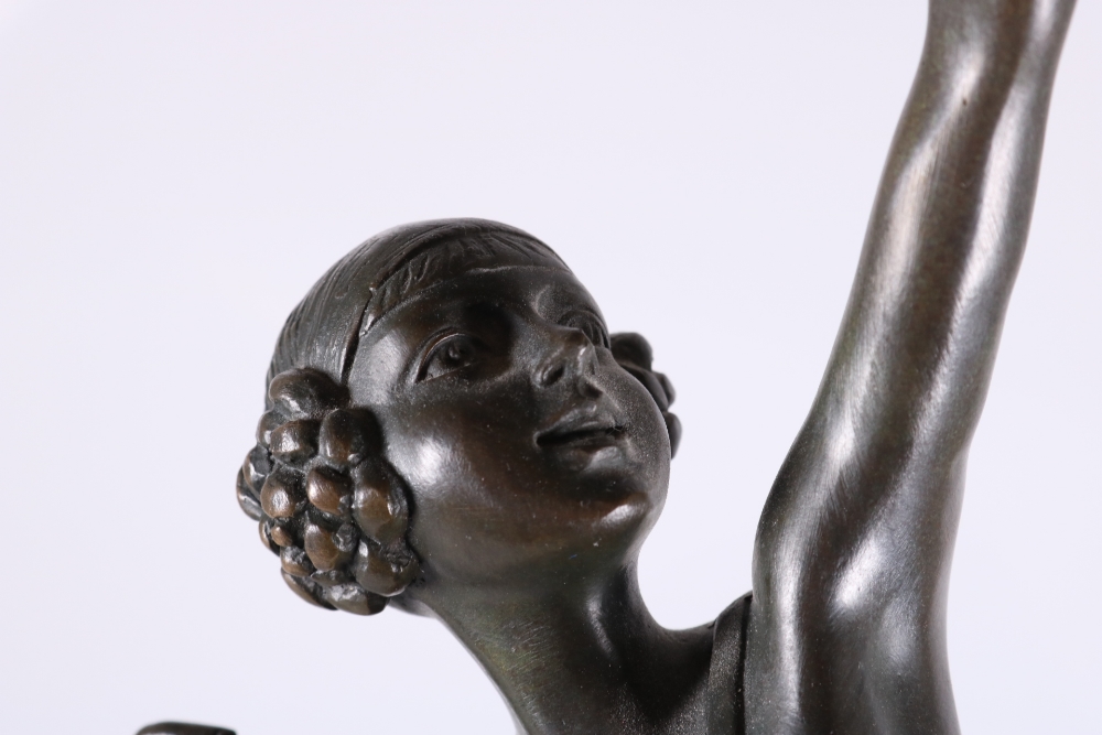 Bronze Statue of a Diana by Pierre Le Faguays - Image 5 of 6