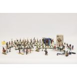 Collection of Plastic Soldiers, Hand Painted & Others including Show Jumping Horses - Papo, Historex