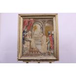 Victorian Tapestry with Middle Eastern Religious Theme