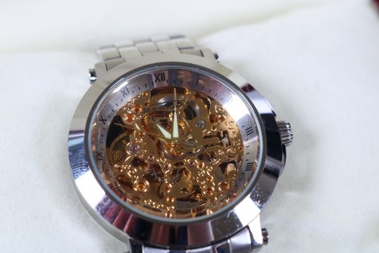 Meridian 1770 Automatic 20 Jewel Skeleton & MPH Wristwatch, Zeon Tech Sulsuno Watch - Image 6 of 12