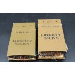 Pair of Original Silk Sample Books from Liberty & Co London