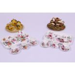 A Collection of Miniature Porcelain Tea Services