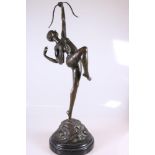 Bronze Statue of a Diana by Pierre Le Faguays