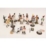 Collection of Hand Painted Toy Model Soldiers 19 approx