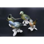 Group of 4 Karl Ens Birds - Porcelain Figures