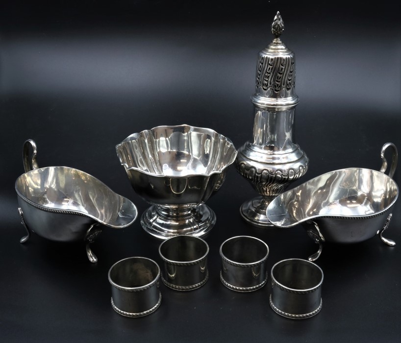 A Collection of Solid Sterling Silver Items