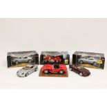 A Colletion of 6 Die Cast Metal Cars Boxed & Unboxed