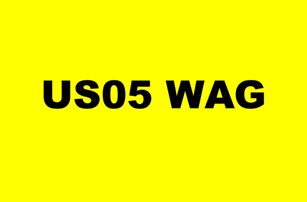 REGISTRATION - US05 WAG