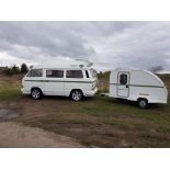 1985 Volkswagen Transporter Diamond Autostrada with Teardrop Caravan