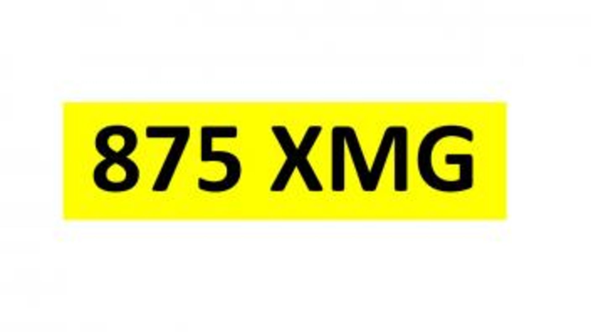 Registration - 875 XMG