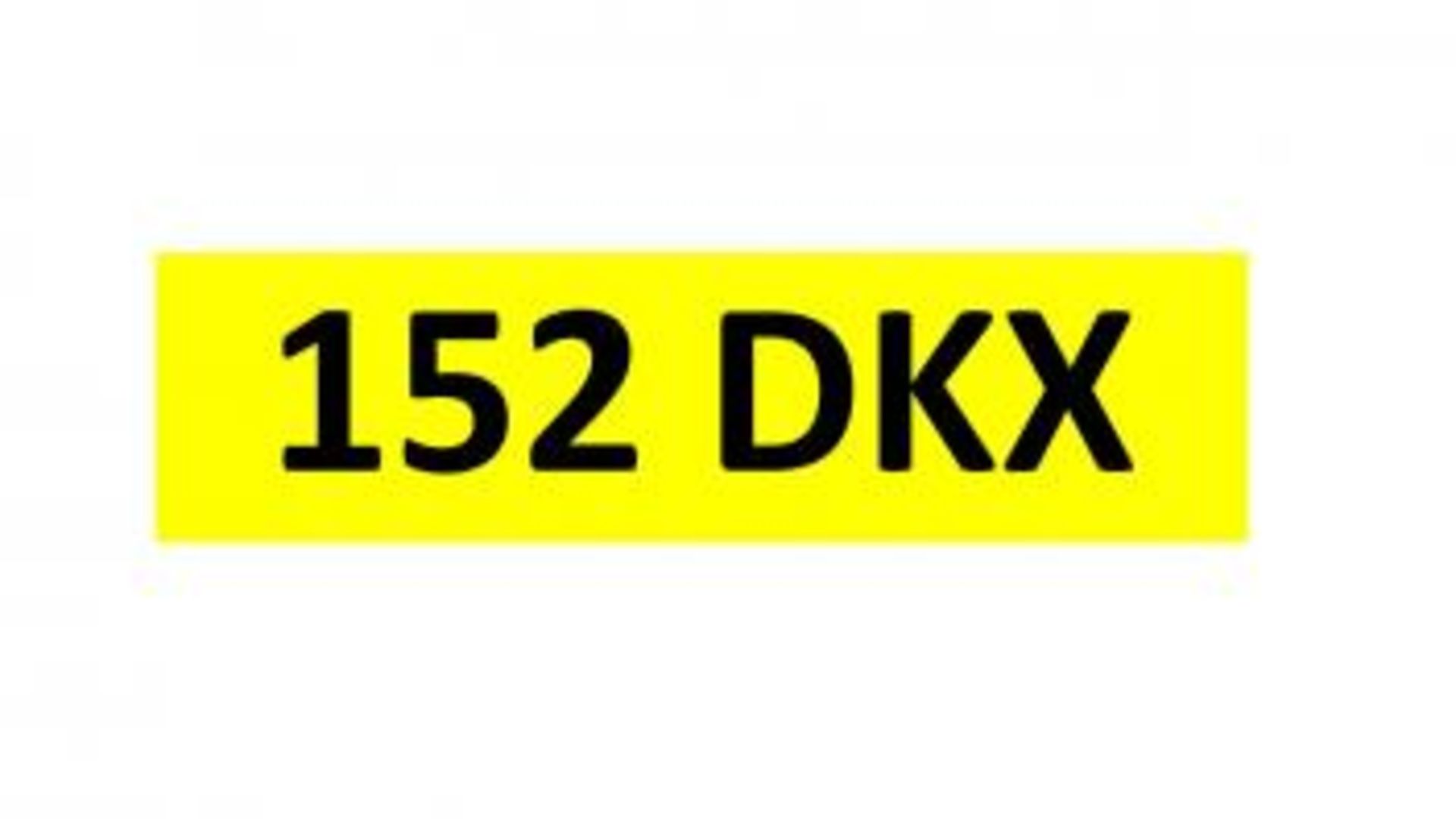 Registration - 152 DKX