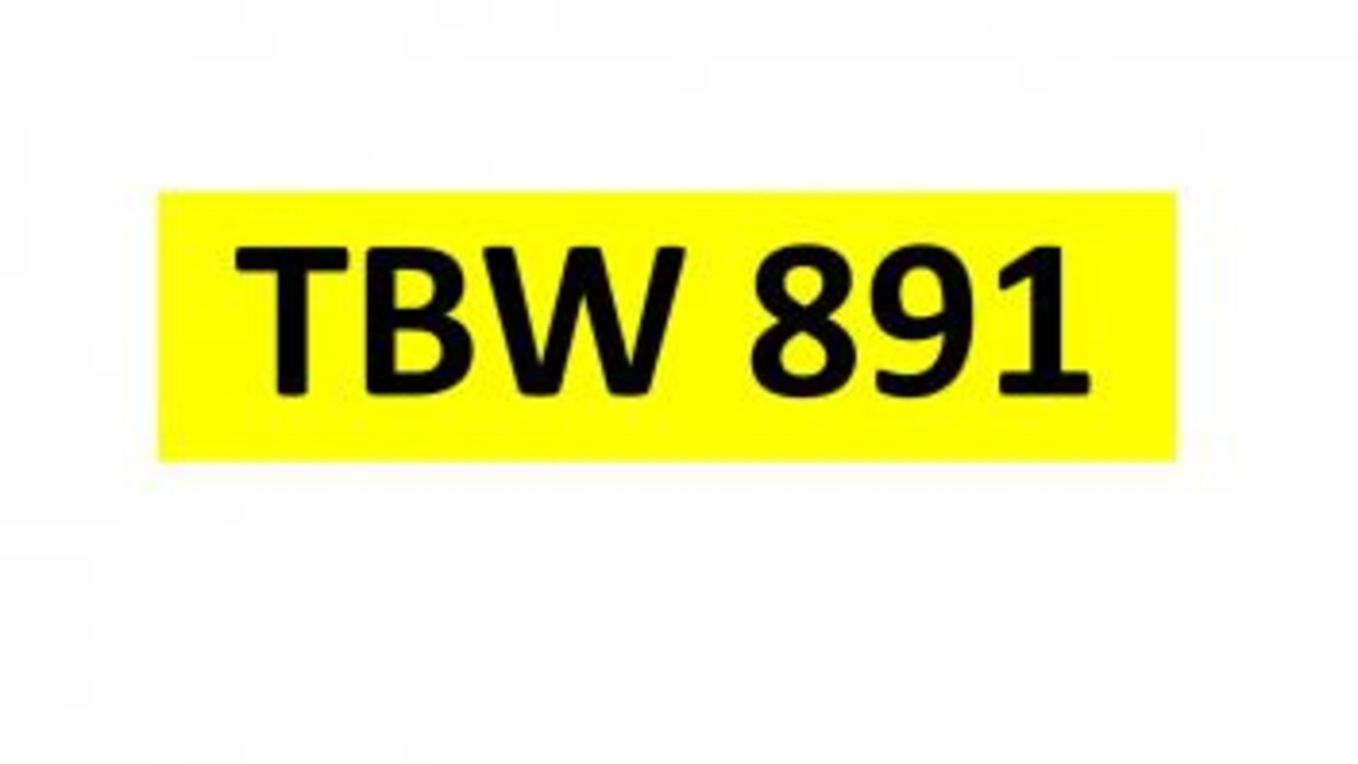 Registration - TBW 891