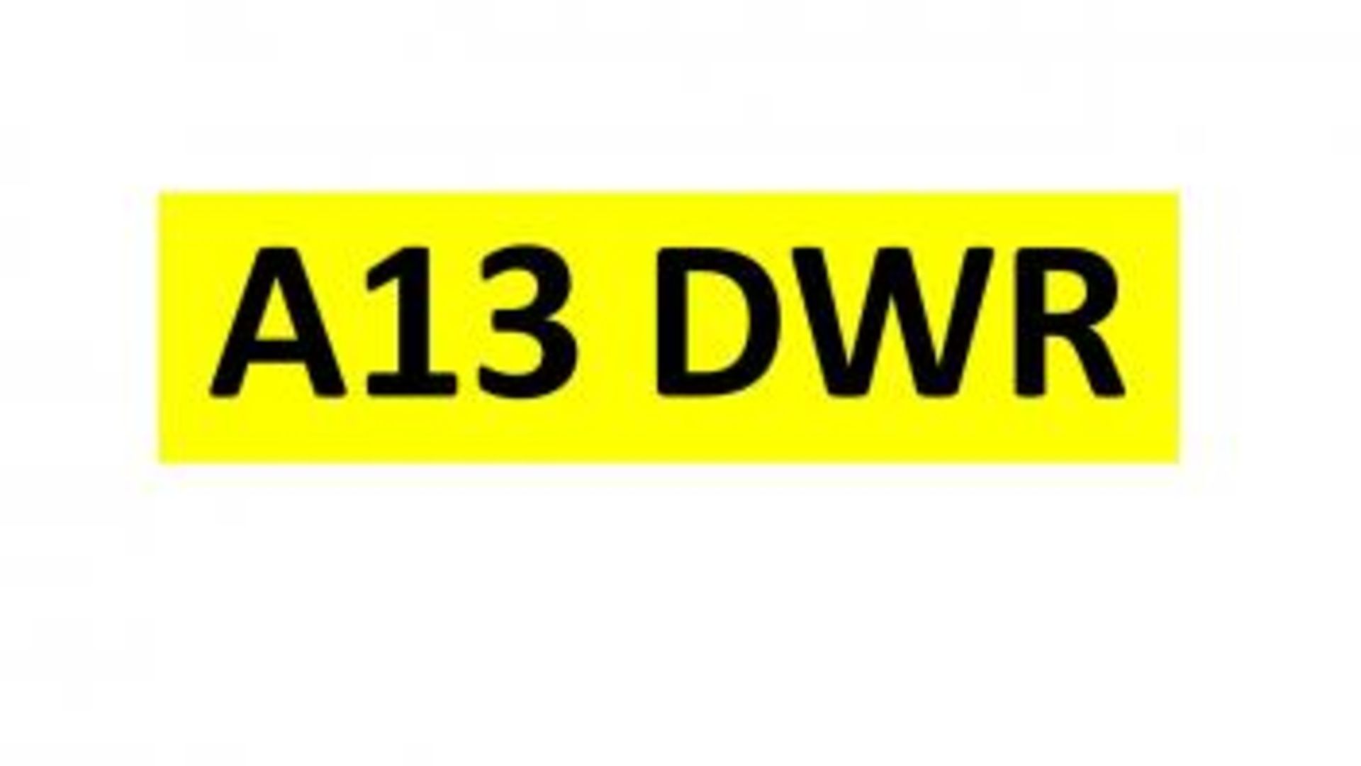 Registration - A13 DWR