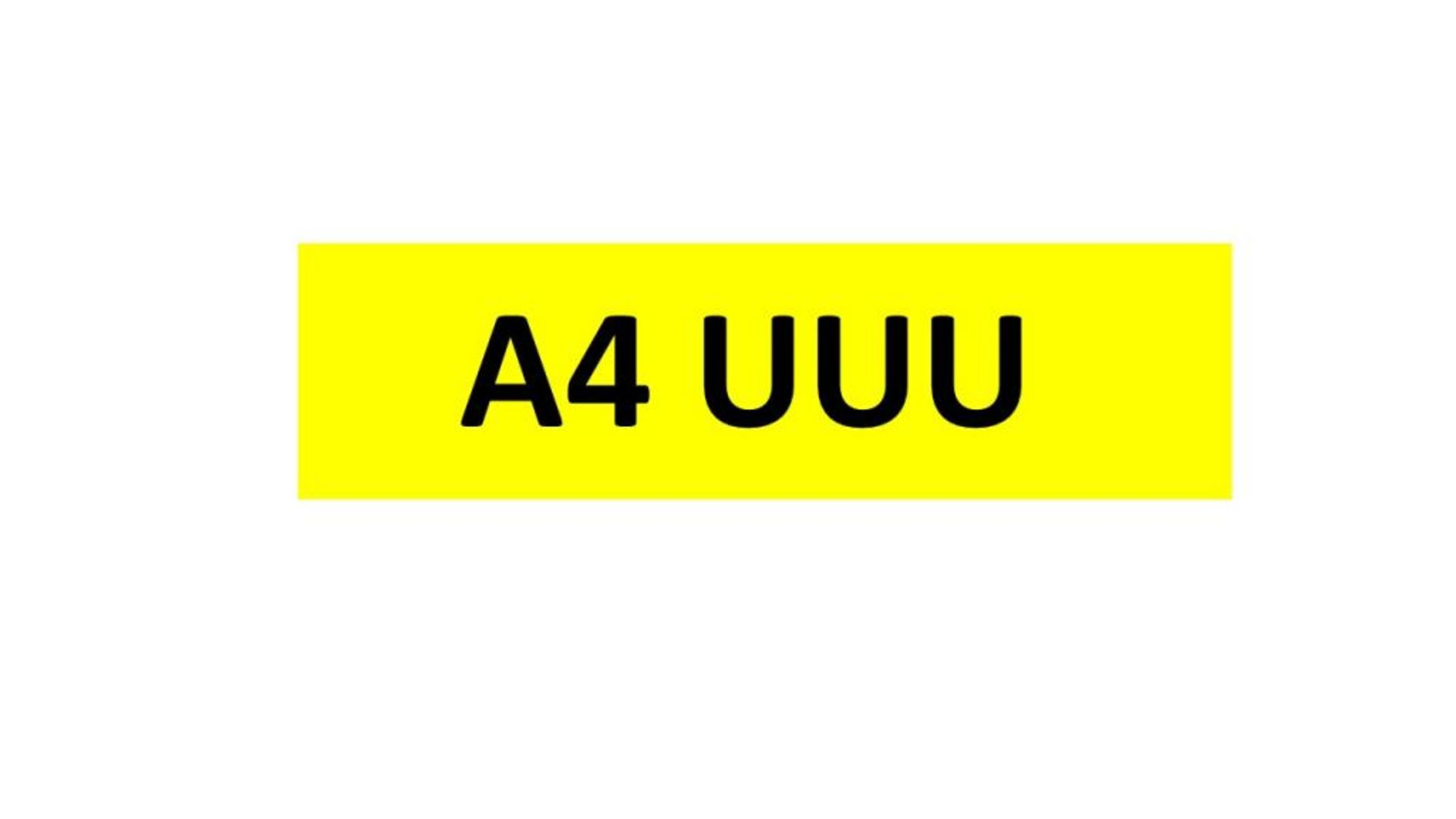 REGISTRATION - A4 UUU