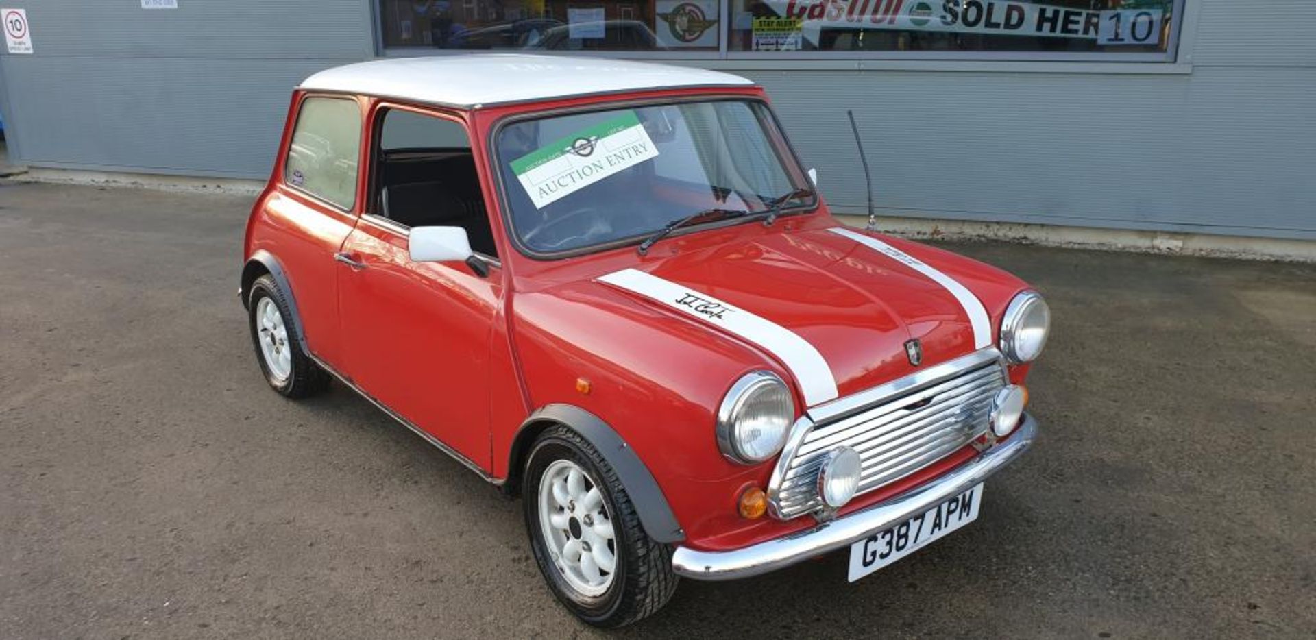 1989 Austin Mini Racing Flame