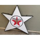 Texaco Double Sided Star Sign