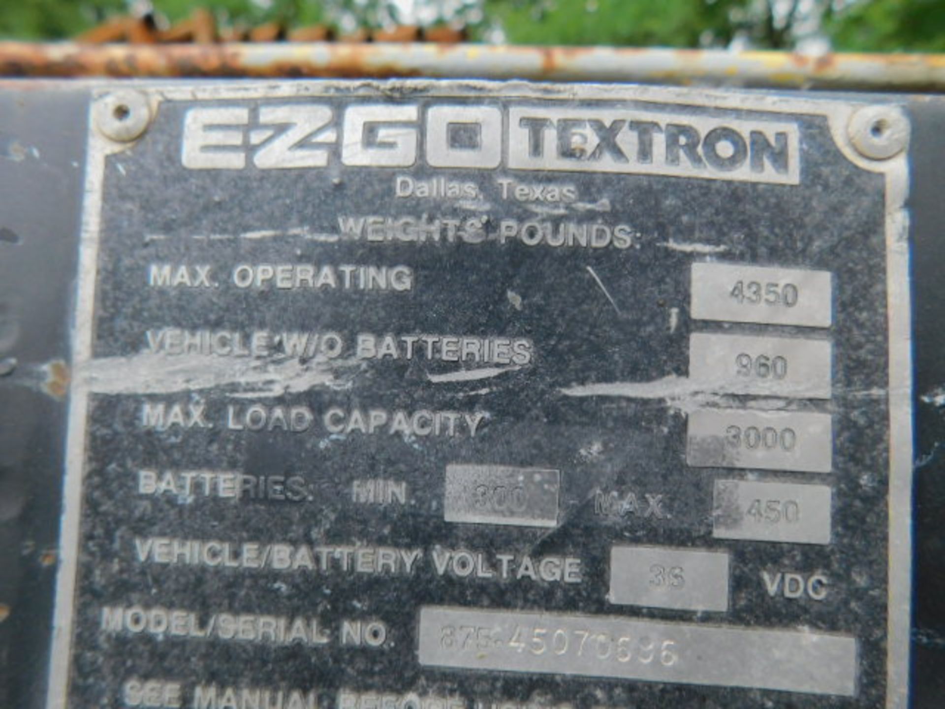 EZ-GO TEXTRAN YARD MACHINE - Image 2 of 6