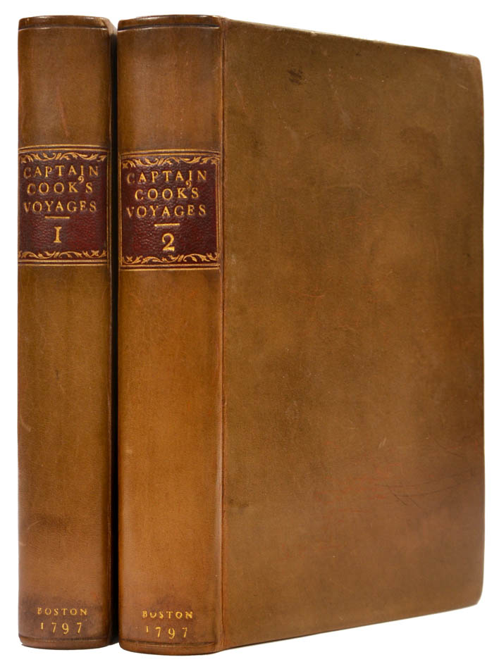 Captain Cook's three Voyages..., first American edition, Boston 1797. - Image 2 of 5