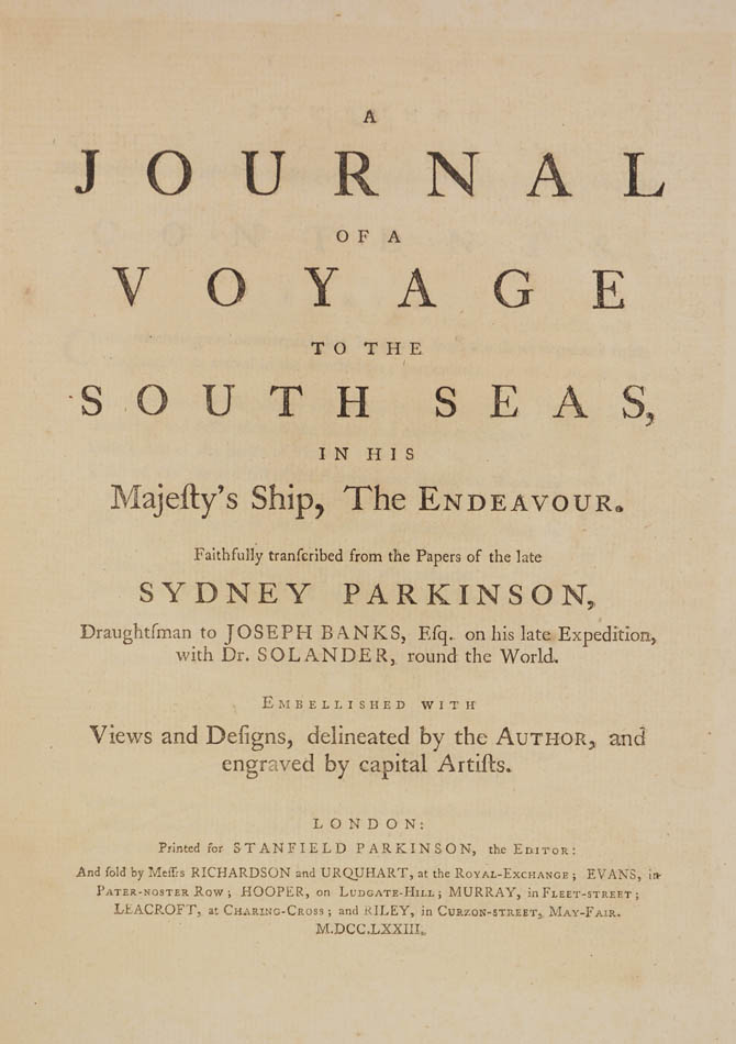 Sydney Parkinson, Journal of Voyage to the South Seas, first edition 1773. - Image 4 of 10