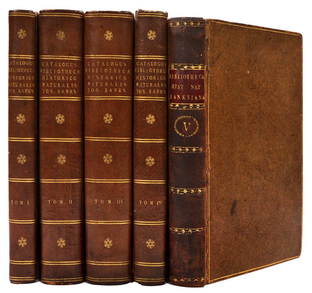 Joseph Banks & Jonas Dryander, Catalogus bibliothecae, first edition, 1796.