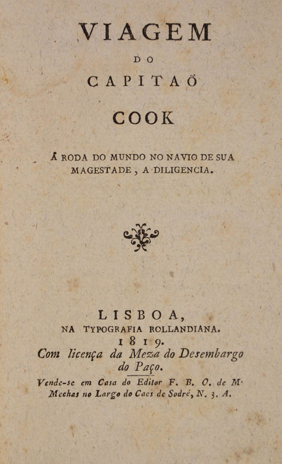 Captain Cook, Viagem do Capitano Cook, first edition, Lisbon 1819. - Image 2 of 5