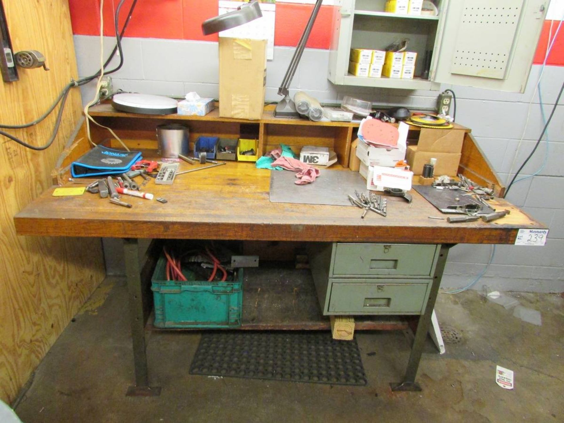 6'x3' Wood Top Work Bench - Image 2 of 2