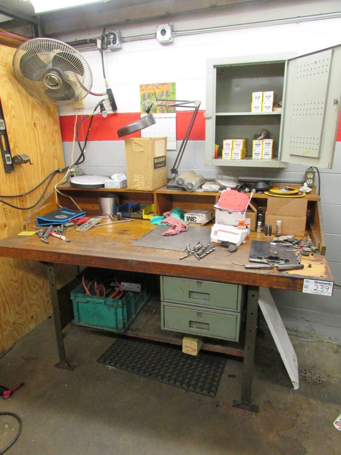 6'x3' Wood Top Work Bench