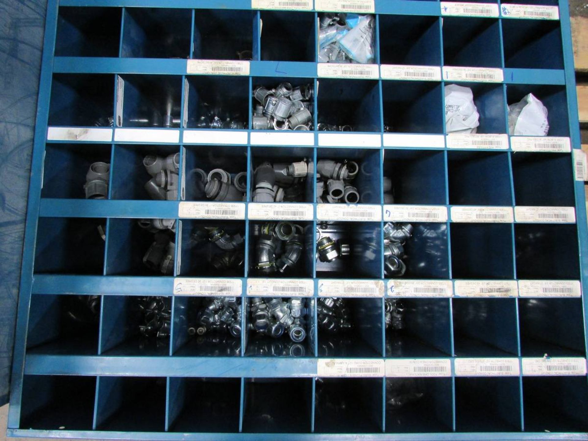 Bowman Bolt Bins with Assorted Conduit Fittings - Image 4 of 13