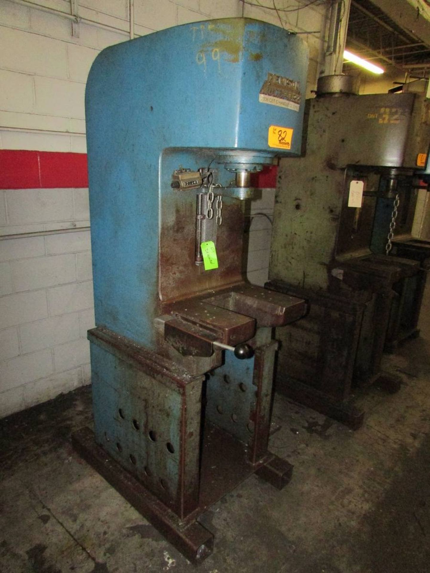 Denison Multipress S087LC261D267C221A59 8 Ton Hydraulic C-Frame Press