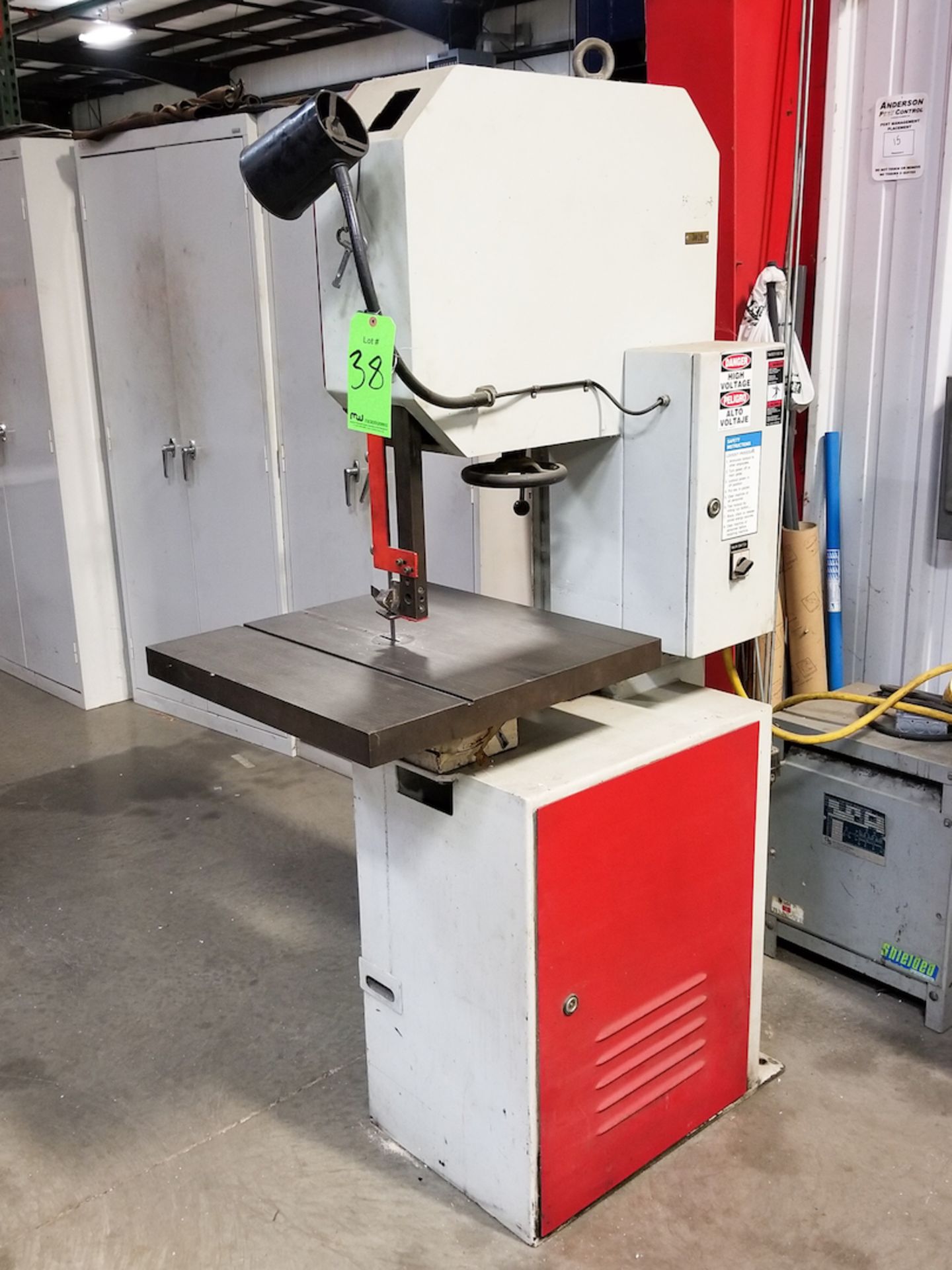 Dake Johnson V-16 Vertical Band Saw