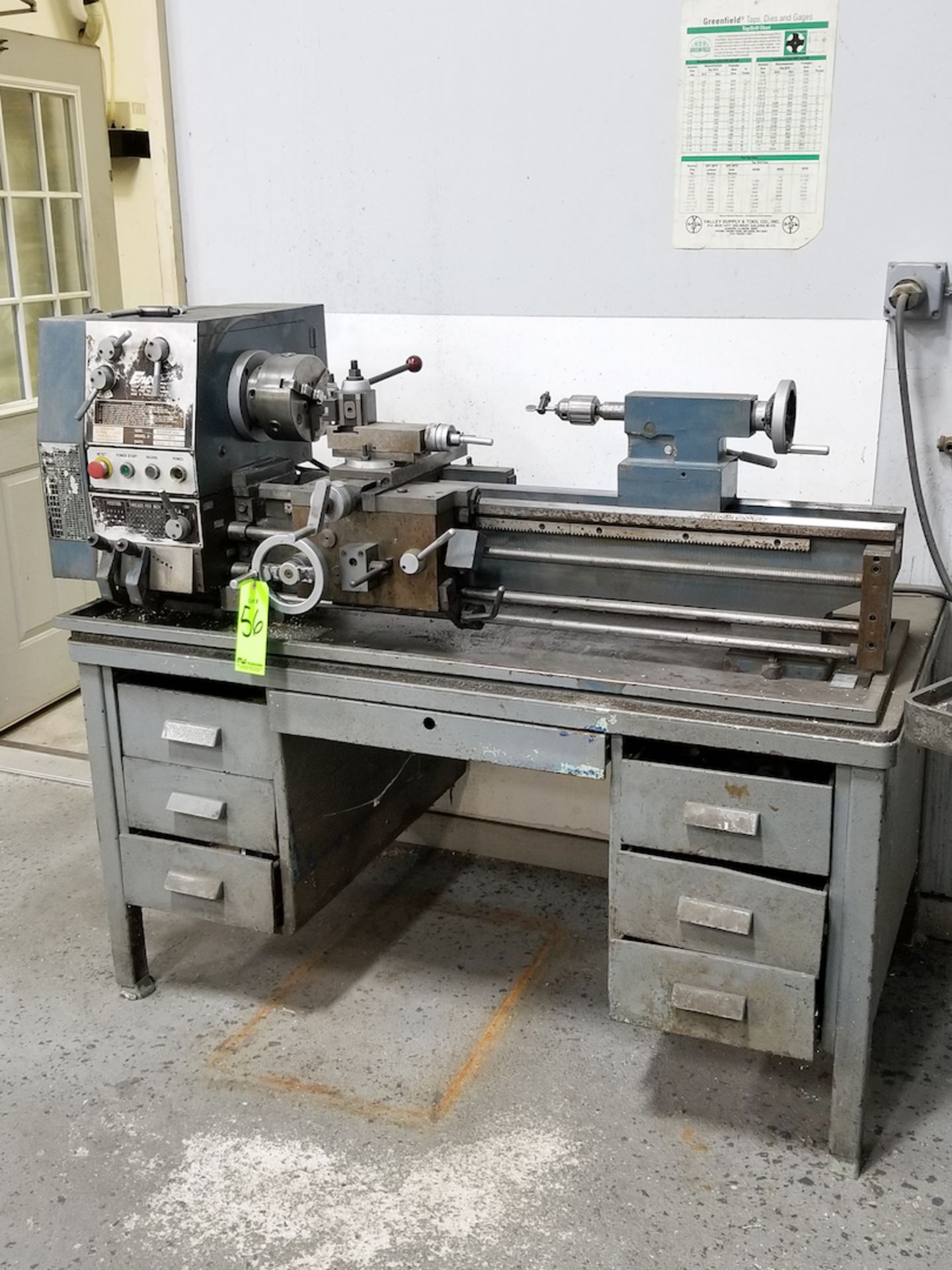 Enco Model 110-2075 Lathe 4' Bed Length